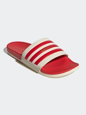 Adidas Adilette Red White Slide Sandals